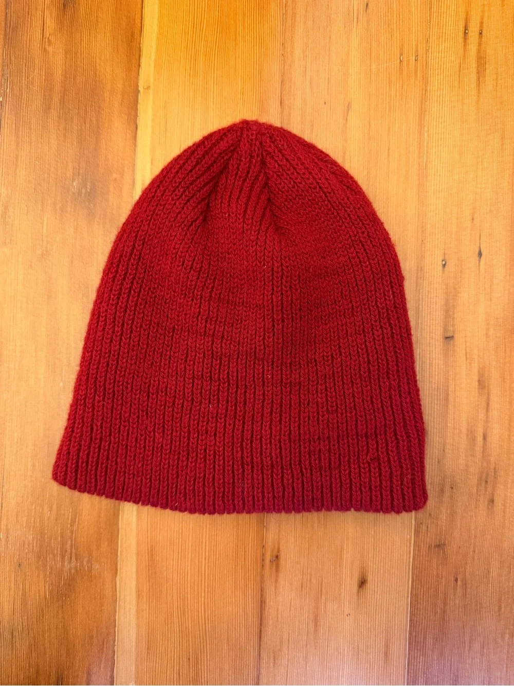 Filson Kids Red Knit Beanie 100% Wool
